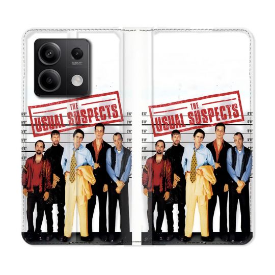Housse Cuir Portefeuille Pour Xiaomi Redmi Note 13 5G The Usual Suspect Affiche