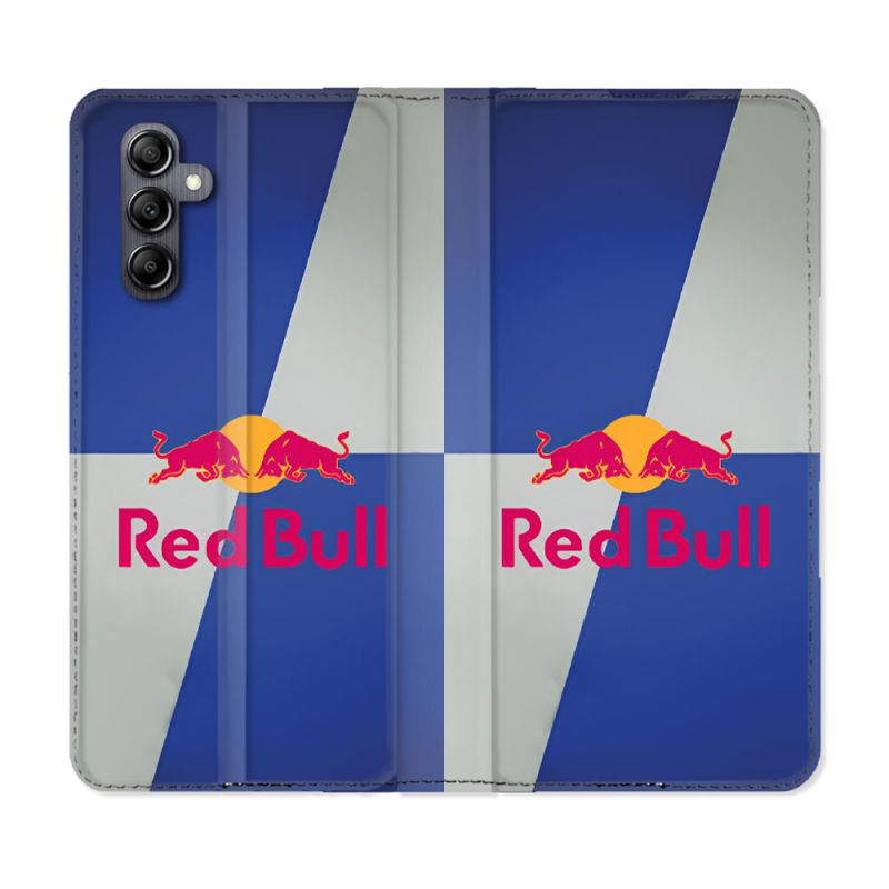Housse Cuir Portefeuille Pour Samsung Galaxy A05S Red Bull Classique