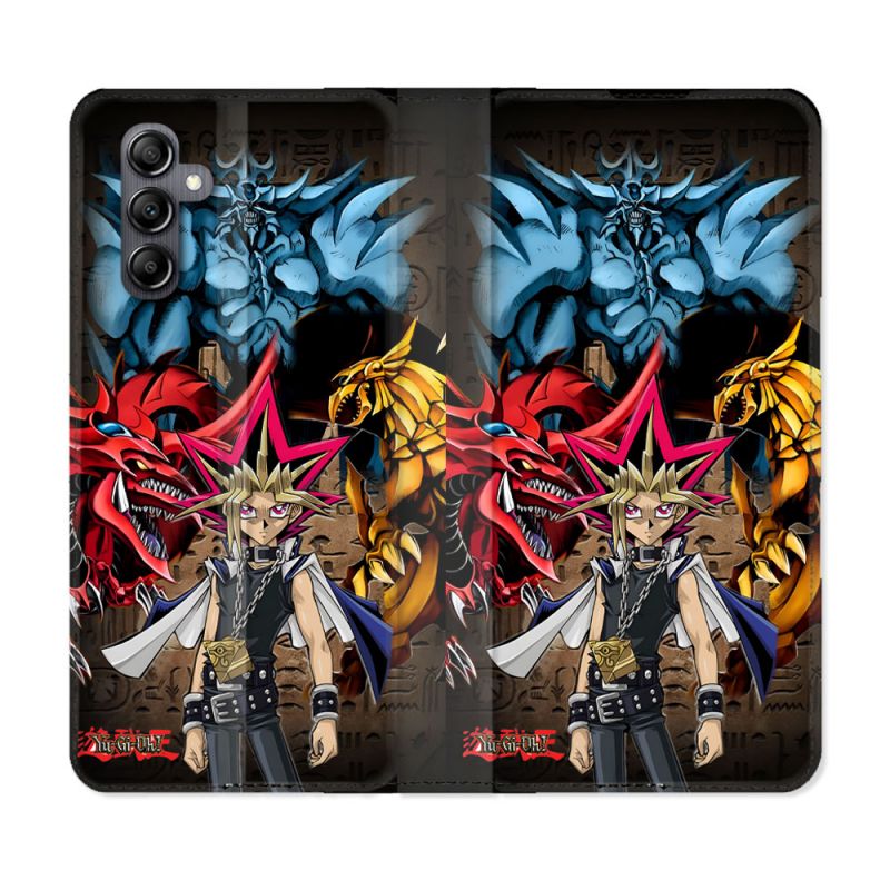 Housse Cuir Portefeuille Pour Samsung Galaxy A05S Yu Gi Oh