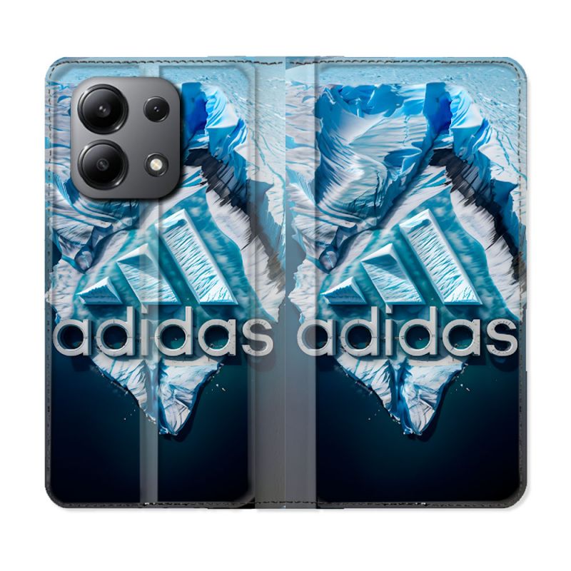 Housse Cuir Portefeuille Pour Xiaomi Redmi Note 13 4G Adidas Iceberg