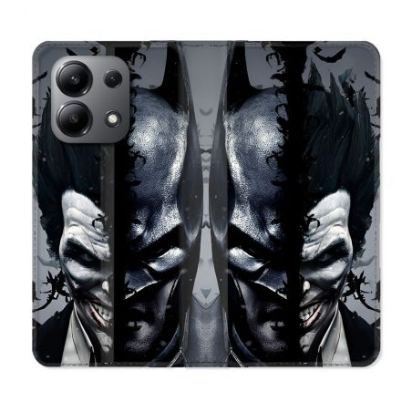 Housse Cuir Portefeuille Pour Xiaomi Redmi Note 13 4G Batman Joker