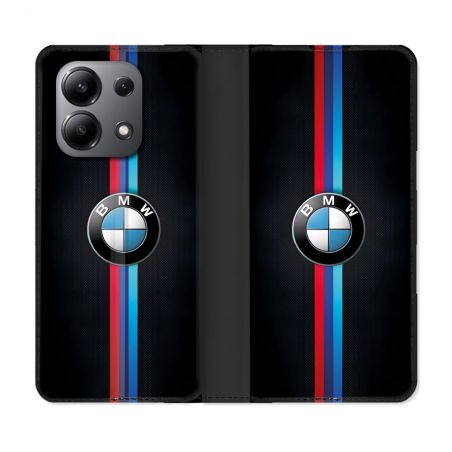 Housse Cuir Portefeuille Pour Xiaomi Redmi Note 13 4G BMW Logo