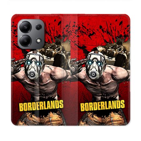 Housse Cuir Portefeuille Pour Xiaomi Redmi Note 13 4G Borderland