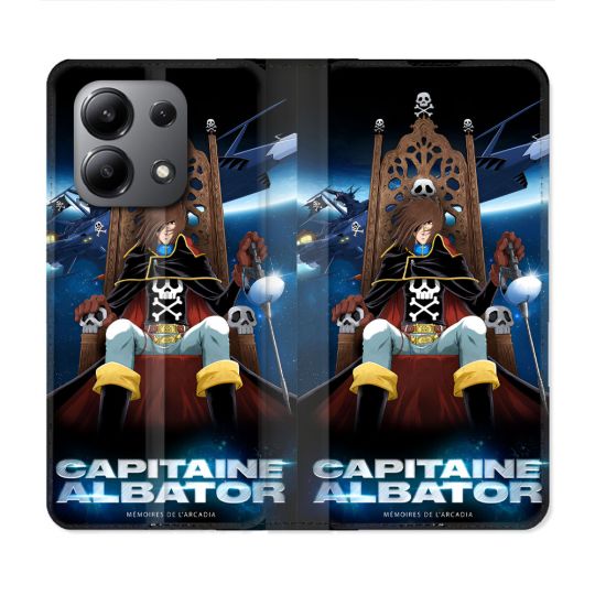 Housse Cuir Portefeuille Pour Xiaomi Redmi Note 13 4G Capitaine Albator