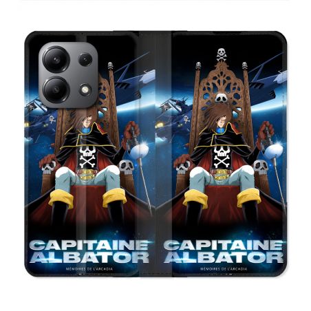 Housse Cuir Portefeuille Pour Xiaomi Redmi Note 13 4G Capitaine Albator