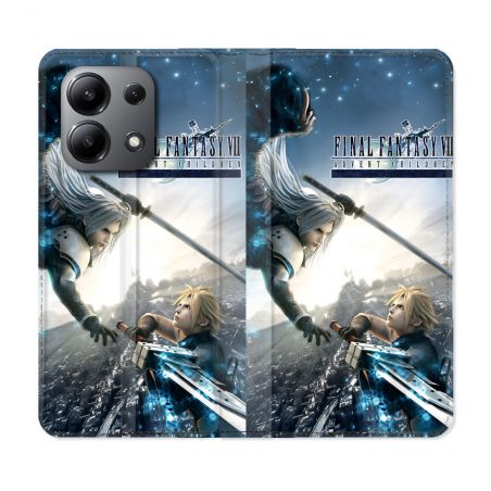 Housse Cuir Portefeuille Pour Xiaomi Redmi Note 13 4G Final Fantaisy