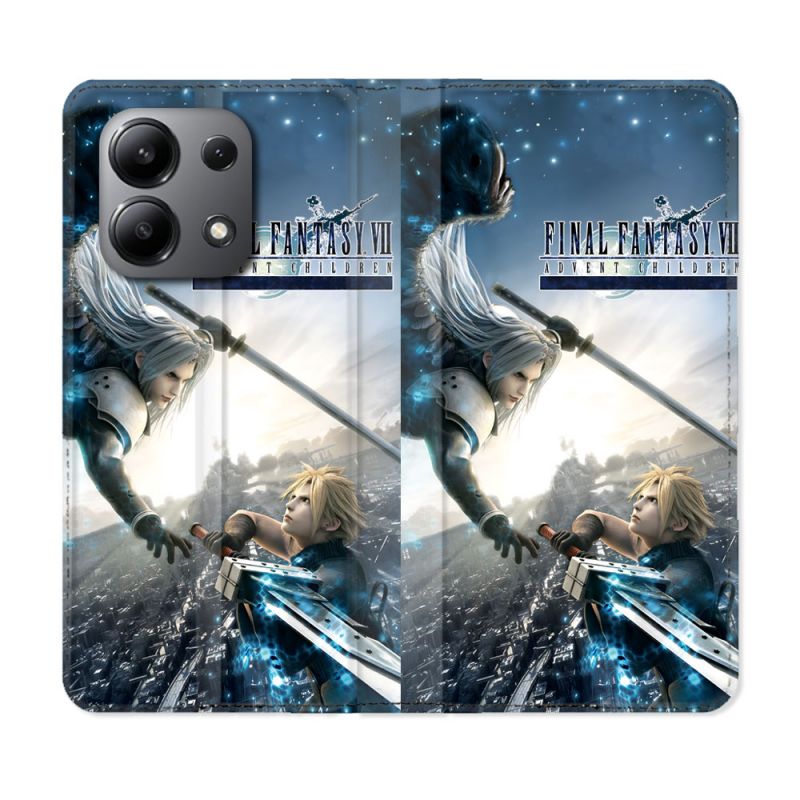 Housse Cuir Portefeuille Pour Xiaomi Redmi Note 13 4G Final Fantaisy