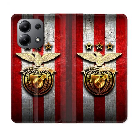Housse Cuir Portefeuille Pour Xiaomi Redmi Note 13 4G Foot Benfica