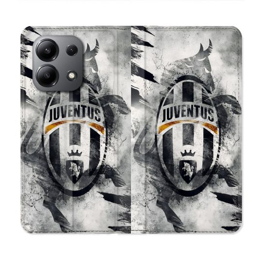 Housse Cuir Portefeuille Pour Xiaomi Redmi Note 13 4G Foot Juventus Turin
