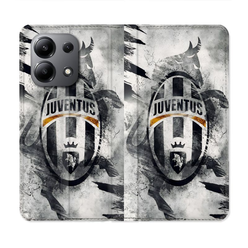 Housse Cuir Portefeuille Pour Xiaomi Redmi Note 13 4G Foot Juventus Turin