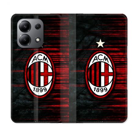 Housse Cuir Portefeuille Pour Xiaomi Redmi Note 13 4G Foot Milan AC