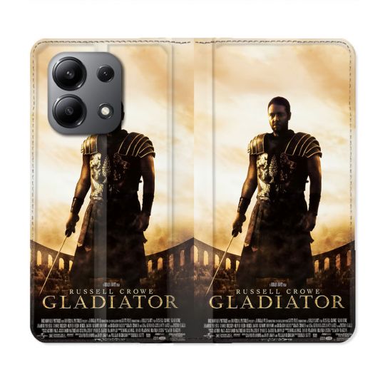 Housse Cuir Portefeuille Pour Xiaomi Redmi Note 13 4G Gladiator Affiche