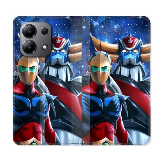 Housse Cuir Portefeuille Pour Xiaomi Redmi Note 13 4G Goldorak