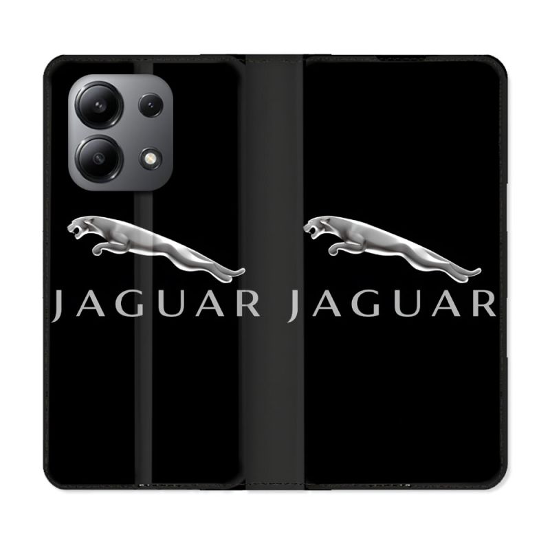 Housse Cuir Portefeuille Pour Xiaomi Redmi Note 13 4G Jaguar