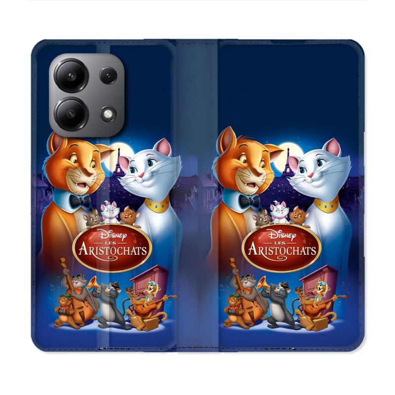 Housse Cuir Portefeuille Pour Xiaomi Redmi Note 13 4G Les Aristochats