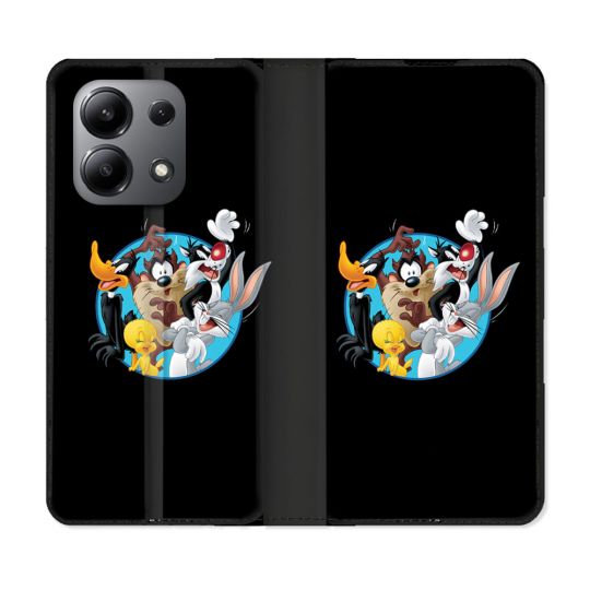 Housse Cuir Portefeuille Pour Xiaomi Redmi Note 13 4G Looney Tunes