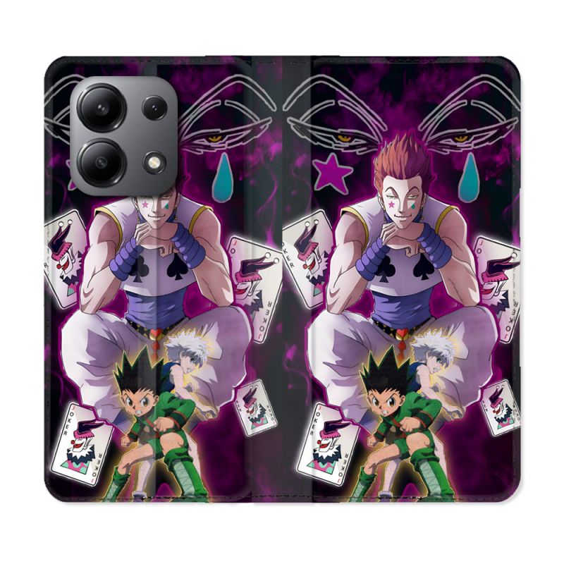Housse Cuir Portefeuille Pour Xiaomi Redmi Note 13 4G Manga Hunter X Hunter Hisoka