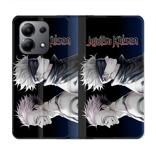Housse Cuir Portefeuille Pour Xiaomi Redmi Note 13 4G Manga Jujustu Kaisen