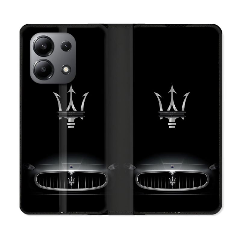 Housse Cuir Portefeuille Pour Xiaomi Redmi Note 13 4G Maserati
