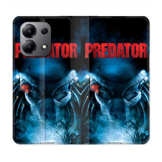 Housse Cuir Portefeuille Pour Xiaomi Redmi Note 13 4G Predator Affiche