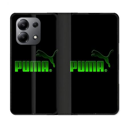 Housse Cuir Portefeuille Pour Xiaomi Redmi Note 13 4G Puma
