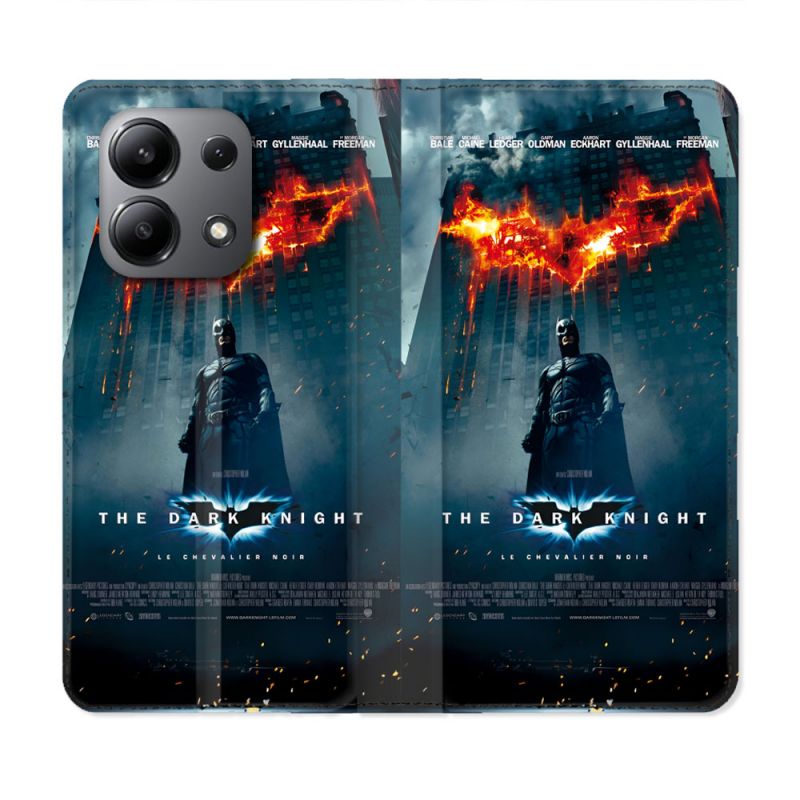 Housse Cuir Portefeuille Pour Xiaomi Redmi Note 13 4G The Dark Night