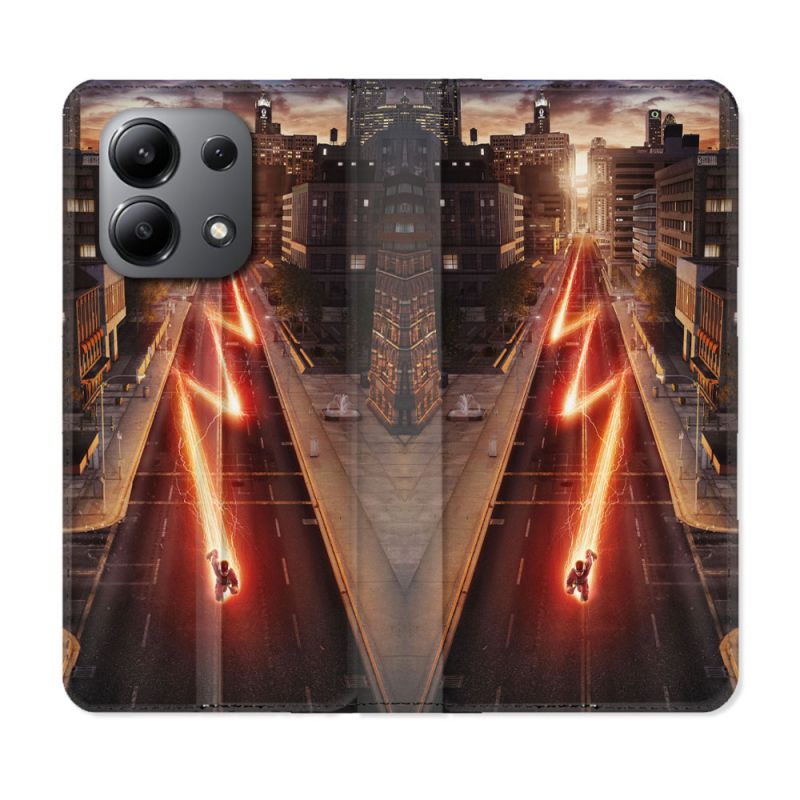 Housse Cuir Portefeuille Pour Xiaomi Redmi Note 13 4G The Flash City