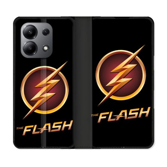 Housse Cuir Portefeuille Pour Xiaomi Redmi Note 13 4G The Flash Logo