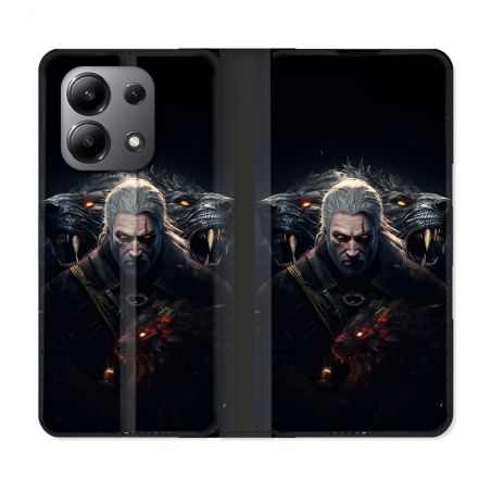 Housse Cuir Portefeuille Pour Xiaomi Redmi Note 13 4G The Witcher