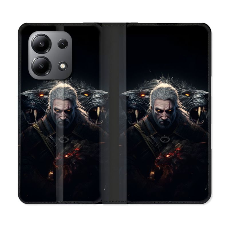 Housse Cuir Portefeuille Pour Xiaomi Redmi Note 13 4G The Witcher
