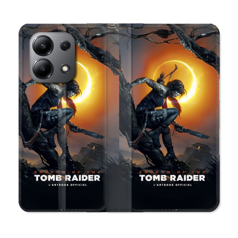 Housse Cuir Portefeuille Pour Xiaomi Redmi Note 13 4G Tomb Raider