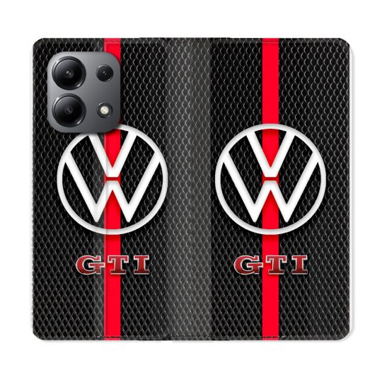 Housse Cuir Portefeuille Pour Xiaomi Redmi Note 13 4G Volkwagen Line