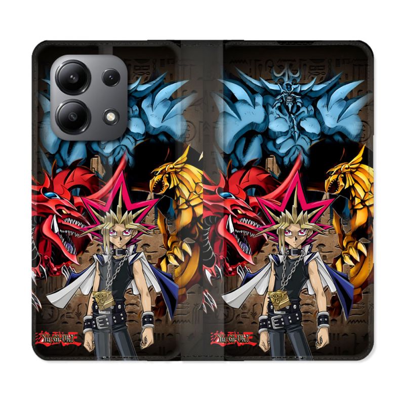 Housse Cuir Portefeuille Pour Xiaomi Redmi Note 13 4G Yu Gi Oh