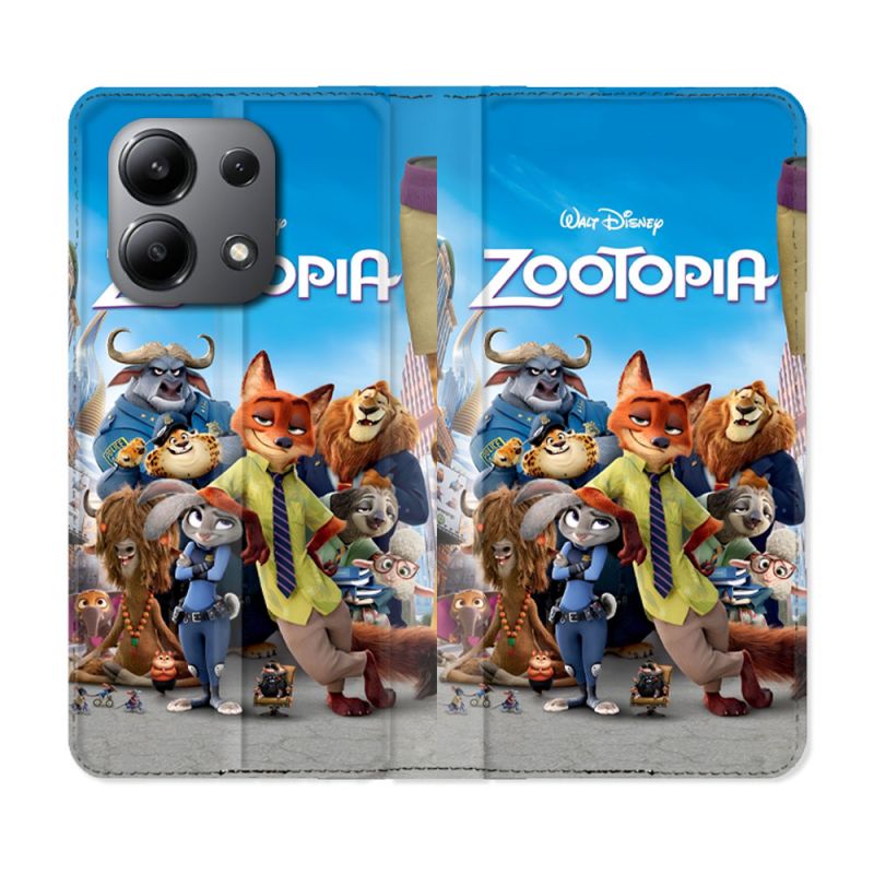 Housse Cuir Portefeuille Pour Xiaomi Redmi Note 13 4G Zootopia