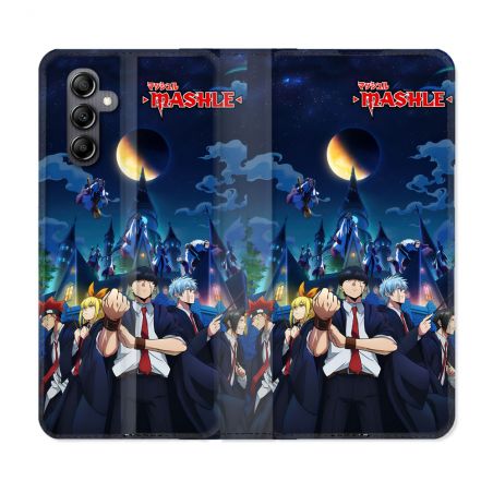 Housse Cuir Portefeuille Pour Samsung Galaxy A15 4G / 5G Manga Mashle