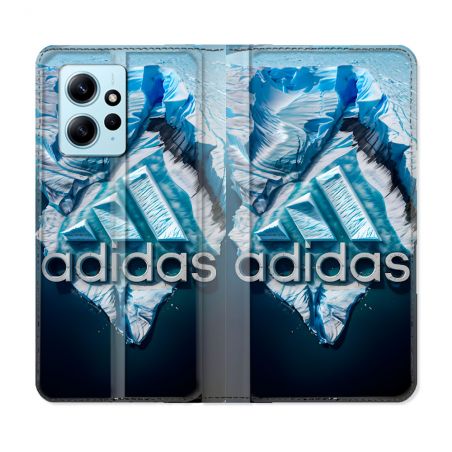 Housse Cuir Portefeuille Pour Xiaomi Redmi Note 12 4G Adidas Iceberg