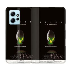 Housse Cuir Portefeuille Pour Xiaomi Redmi Note 12 4G Alien Affiche