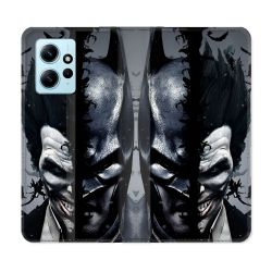 Housse Cuir Portefeuille Pour Xiaomi Redmi Note 12 4G Batman Joker