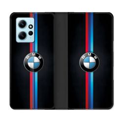 Housse Cuir Portefeuille Pour Xiaomi Redmi Note 12 4G BMW Logo