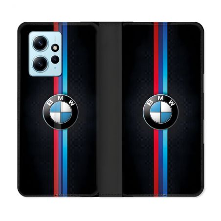 Housse Cuir Portefeuille Pour Xiaomi Redmi Note 12 4G BMW Logo