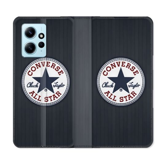 Housse Cuir Portefeuille Pour Xiaomi Redmi Note 12 4G Converse