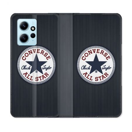 Housse Cuir Portefeuille Pour Xiaomi Redmi Note 12 4G Converse