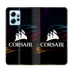 Housse Cuir Portefeuille Pour Xiaomi Redmi Note 12 4G Corsair
