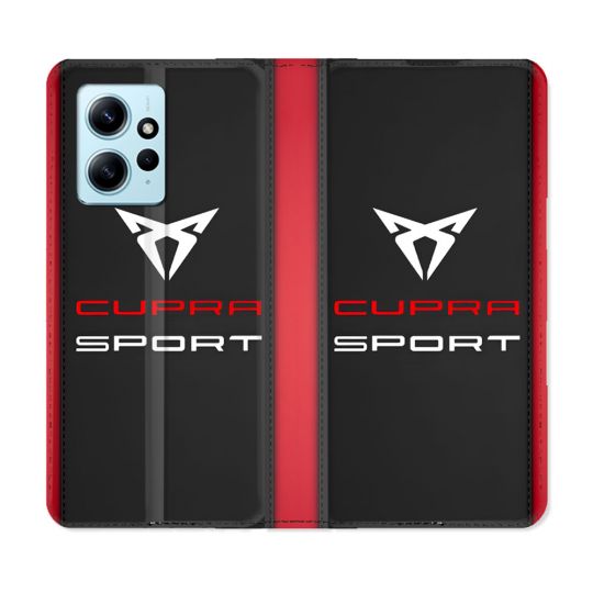 Housse Cuir Portefeuille Pour Xiaomi Redmi Note 12 4G Cupra