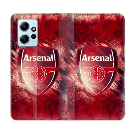 Housse Cuir Portefeuille Pour Xiaomi Redmi Note 12 4G Foot Arsenal