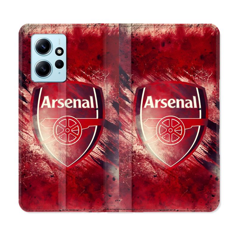 Housse Cuir Portefeuille Pour Xiaomi Redmi Note 12 4G Foot Arsenal