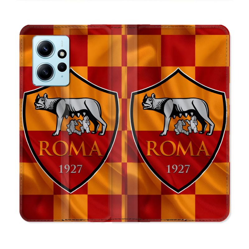 Housse Cuir Portefeuille Pour Xiaomi Redmi Note 12 4G Foot As Roma