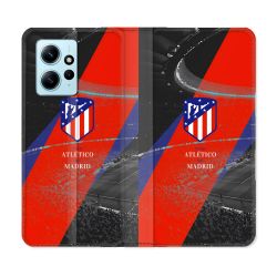 Housse Cuir Portefeuille Pour Xiaomi Redmi Note 12 4G Foot Athletico Madrid