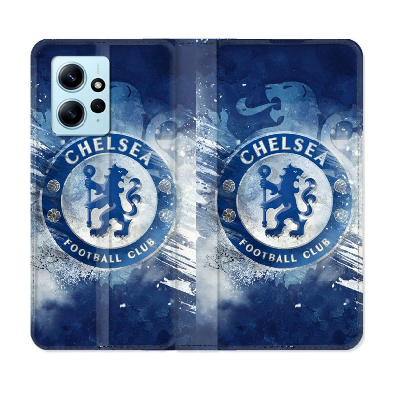 Housse Cuir Portefeuille Pour Xiaomi Redmi Note 12 4G Foot Chelsea