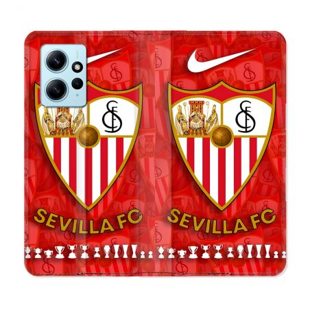 Housse Cuir Portefeuille Pour Xiaomi Redmi Note 12 4G Foot FC Sevilla